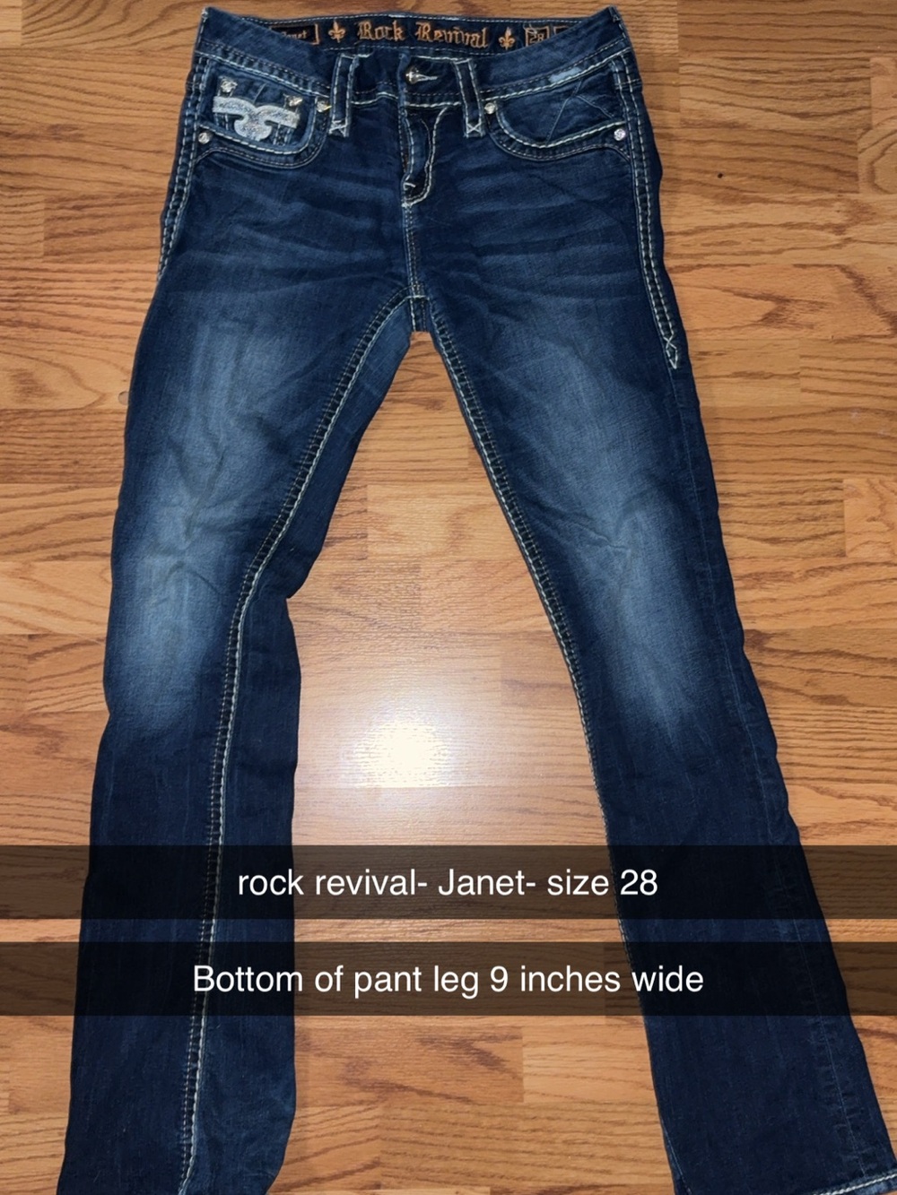 Rock revival Janet boot size 28 jeans